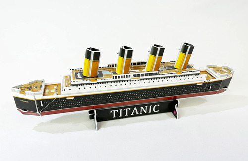 Rompecabezas 3d Para Adultos Titanic Ship Model Craft Kits, 