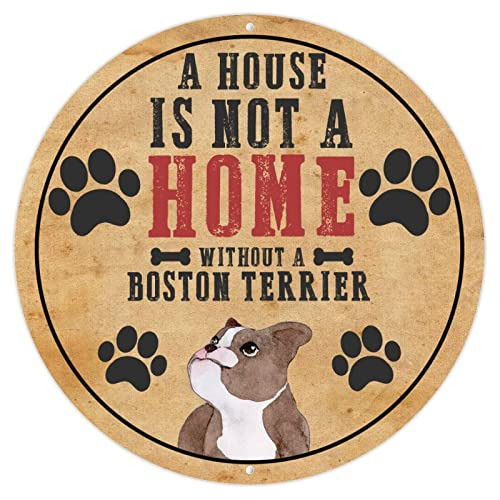 A House Is Not A Home Without A Boston Terrier - Perro Circu