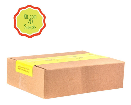 Imagem 3 de 10 de Kit Caixa Com 20 Snacks - Aprovados Pela Nutricionista - Top