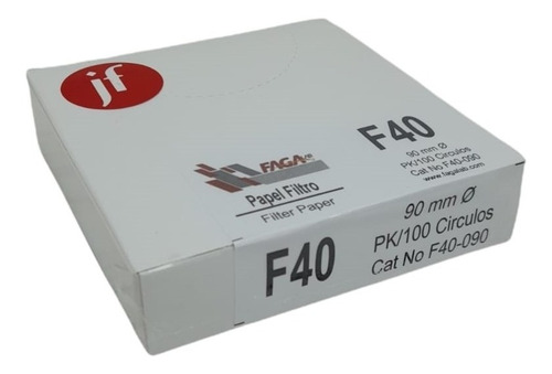 Papel Filtro Cuantitativo C/100 Fagalab F40-090