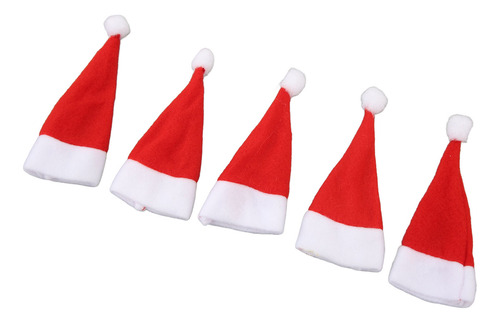 Minisombreros De Papá Noel, 30 Piezas, Adornos Navideños En