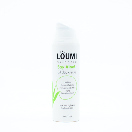 Loumi Skincare Crema Facial De Aloe Reductora De Arrugas Y A