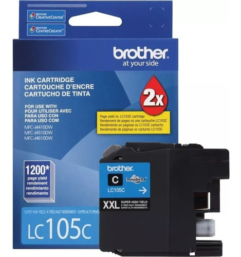 Imagen 4 de 6 de Brother Lc-105 Lc105 J4310 J4410 J4510 J4610 J4710 Magenta