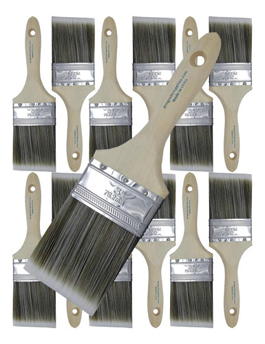 12pk 3 Pulgadas Pincel De Cepillo De Casa Premium Pincel Y Y
