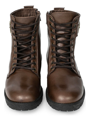 Borcego Cuero Mujer Botita Clasica Zapato Botineta Briganti