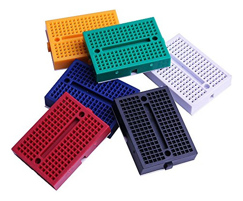 Mini Kit De Placa De Pruebas Elegoo Para Arduino P, 6 Piezas