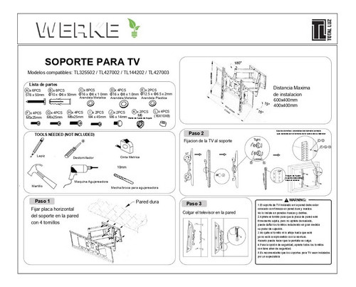 Soporte Gran Movilidad Tv Led Con Brazo Para Pared 42 A 70