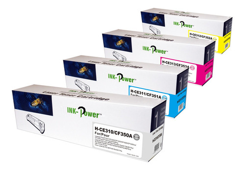 Pack 4 Toner 130a Ink-power Cf350a/51/52/53