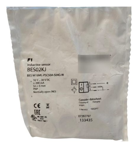 Balluff Bes02kj Bes M18ml-psc50a-s04g-w Sensor Induc
