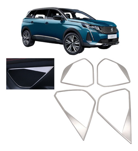 Cubiertas De Bocinas De Puertas Peugeot 5008 2018 2019 2020