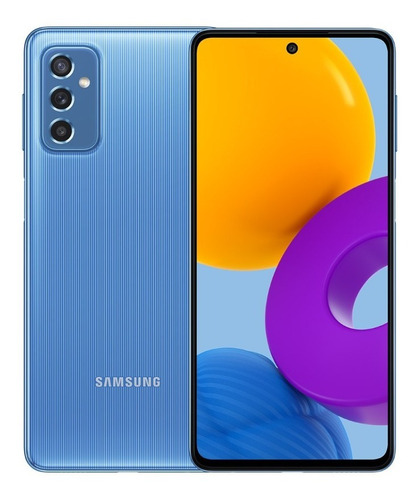 Celular Samsung Galaxy M52 5g 128gb 6gb Liberado Azul Claro