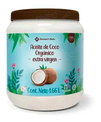 Aceite De Coco Extra Virgen Orgánico Member's Mark 1.66 Lt