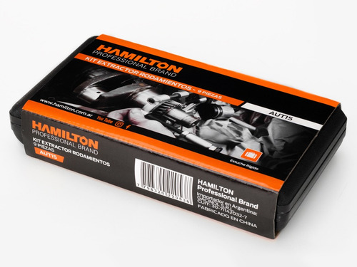 Extractor Ruleman Rodamientos Kit 9pcs Maletin Hamilton