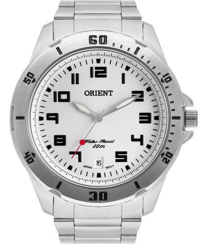 Relógio Masculino Orient Prata Mbss1155a S28x - Original