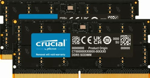Crucial Kit Ram De 64 Gb (2 X 32 Gb) Ddr5 5200 Mhz (o 4800