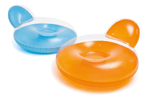 Colchon Sillon + Respaldo Inflable De Alberca Piscina Intex Color Multicolor
