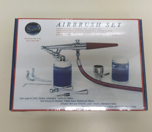 Aerógrafo Profesional Paasche, Modelo Airbrush H-set, Nuevo