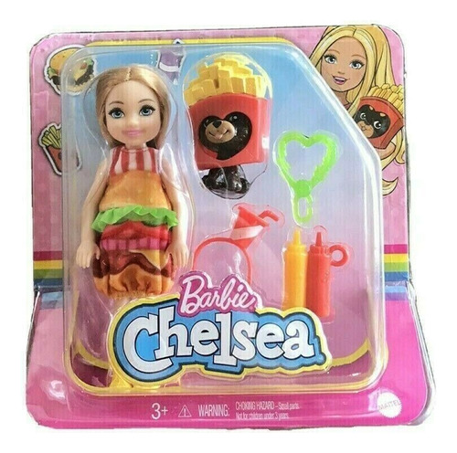 Barbie Chelsea Disfraz Hamburguesa Mattel Orig Replay