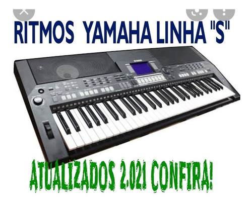 Imagem 1 de 3 de Ritmos Styles Teclado Yamaha Psr S550, S700, S710, S900