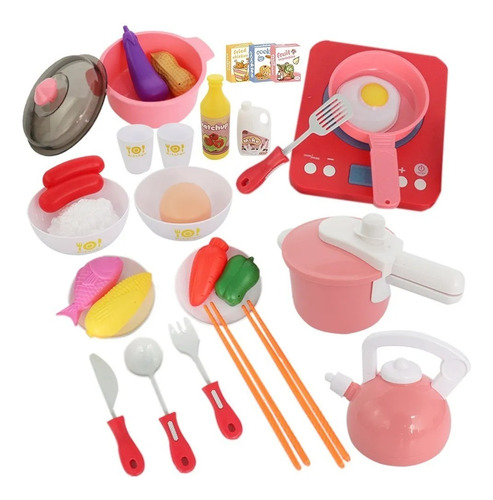 Juguete De Cocina Juegos De Cocina Para Niñas Regalo De 36pc