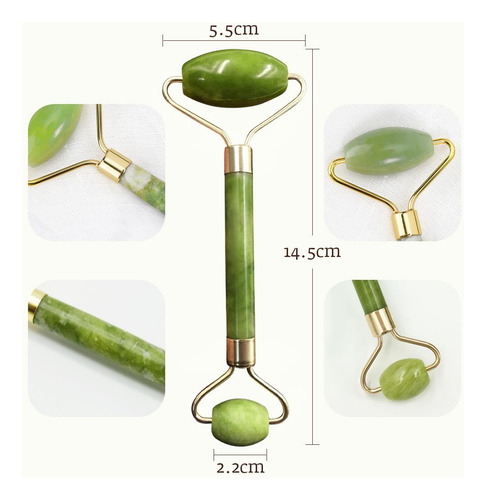 Rodillo De Jade Y Agua Sha Rodillo Facial Belleza Facial Si