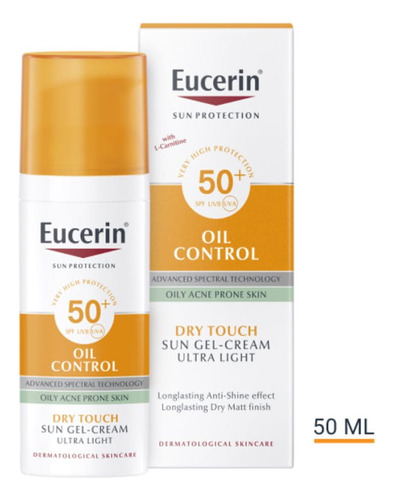 Eucerin Protector Solar Orly Acne Oil Control Spf 50+ 50ml