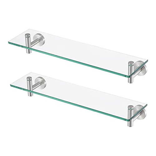 Estante De Vidrio Baño Rectangular De 20 Pulgadas, Jue...