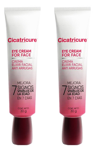 Cicatricure Elixir Facial Anti Arrugas Hialuronico 2pack 30g