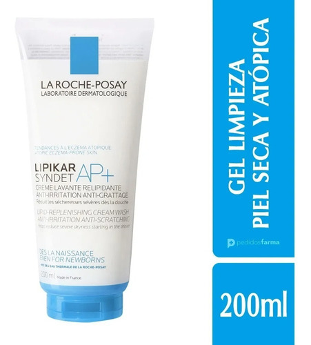 La Roche Posay Lipikar Syndet Gel Limpiador Corporal 200ml