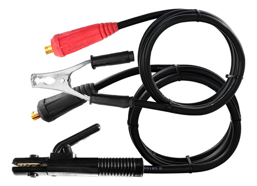Cabos Porta Eletrodo E Terra Para Máquina De Solda 13mm Cs13