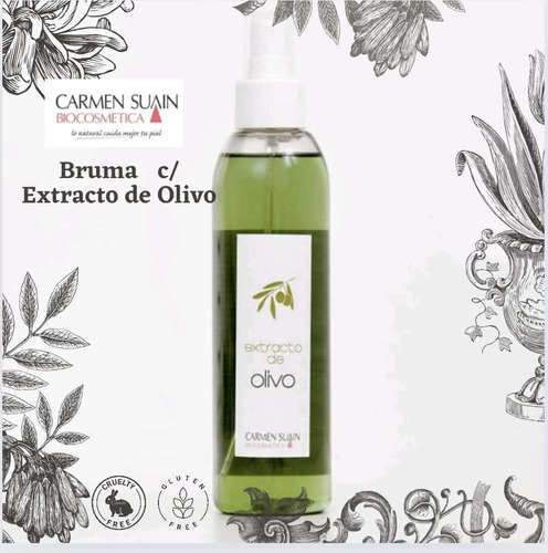 Locion Con Extracto De Olivo -carmen Suain Biocosmetica Sensible