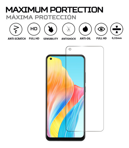 Protector De Pantalla Antishock Para Oppo A78 4g