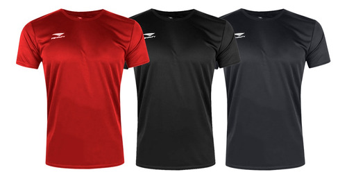 Kit 3 Camisetas Penalty Fit Academia Fitness Treino Esporte