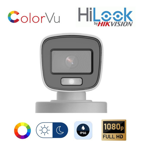 Imagen 4 de 8 de Camara Seguridad Hilook 2mp 2.8mm Colorvu Metal Ir20mts