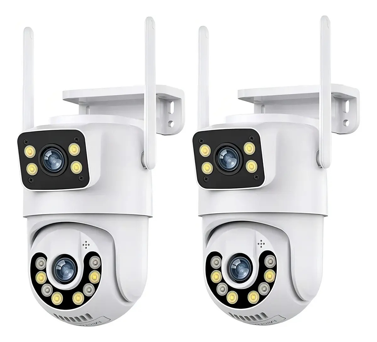 Kit 2 Camera Segurança A29 Yoosee Prova D'agua Lente Dupla Cor Branco Estary Shop