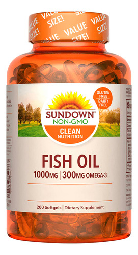 Fish Oil 1000 Mg - 200 Soft