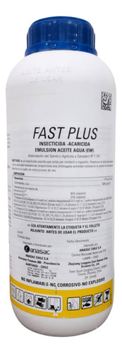 Insecticida Acaricida Fast Plus 1 Litro