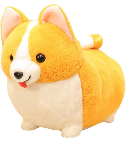 123arts Cartoon Corgi Dog Soft Plush Throw Pillow Animal Pi