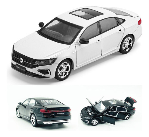 Volkswagen Passat Miniatura Metal Car Con Luz Y Sonido 1/24