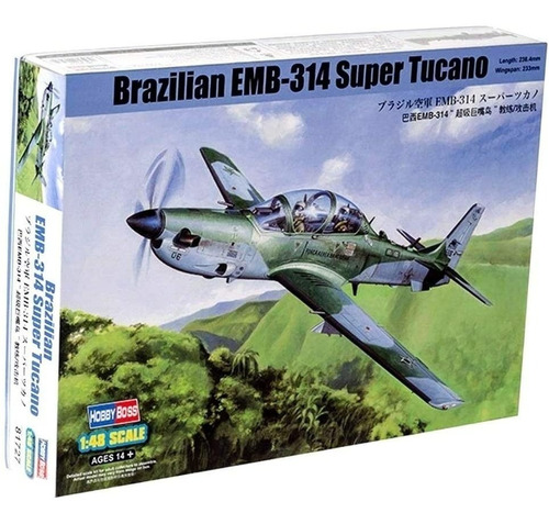 Super Tucano Avion Brasil Modelo 1/48 Hobbyboss 81727 Emb