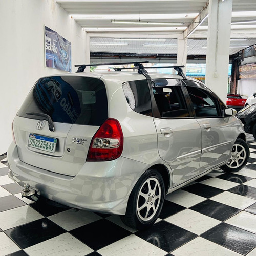 Imagem 4 de 14 de Honda Fit Ex 1.5 Automático 2007 Completo Bancos De Couro