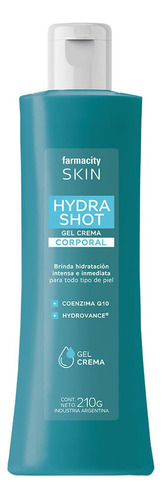 Crema Corporal Farmacity Skin En Gel Hydra Shot X 210 G