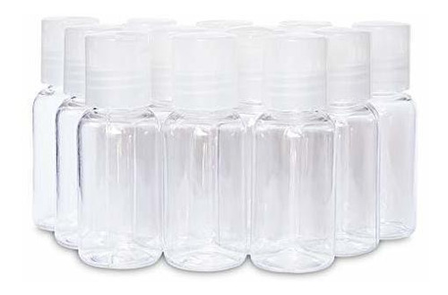 1 Oz Vaciar Botellas Transparentes De Plástico Bpa Lib...