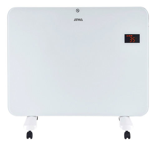 Panel Calefactor Atma Atvc1522p De Vidrio 1500w Bajo Consumo