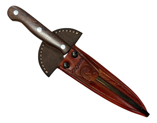 Cuchillo Arbolito 8306g Hoja 15cm Cabo Madera Con Vaina 6''