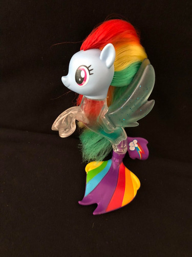Rainbow Dash Agua Pony De Mar Sirena My Little Pony (Usado)