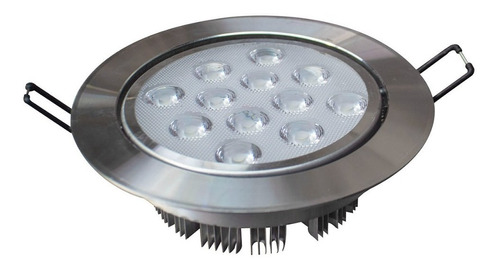 Empotrado Plafon Led 12w Bote 12 Cm Satin Luz Blanca 50 Pzs.