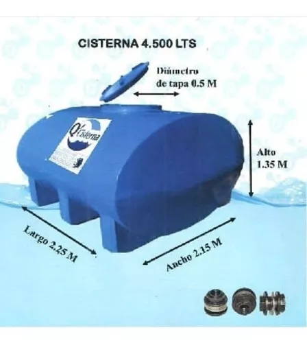 Deposito de Agua Cisterna 300 Litros