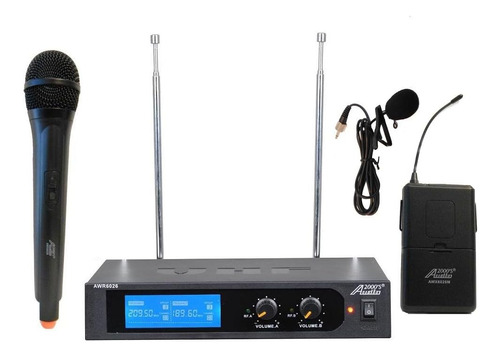 Sistema De Micrófono Inalámbrico Audio2000s Awm6026l