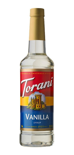 Jarabe Torani Sabor Vainilla 750ml Importado